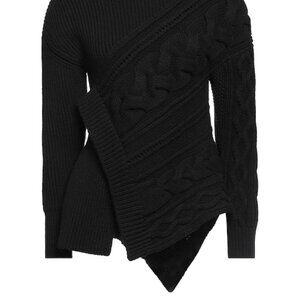 Alexander McQueen Long Sleeve Wool Black Sweater Sz XS